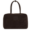 Miu Miu Dark Brown Suede Tote Bag 150240795 [P]