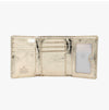 Vivienne Westwood Metallic Crinkle Small Frame Wallet 144731859 [P]