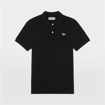 MAISON KITSUNE Tricolor-Fuchs-Patch-Polo-Kurzarm-T-Shirt 150788964