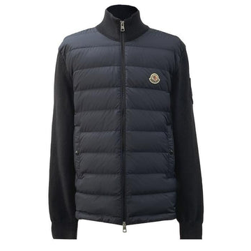 Moncler Tricot Cotton Knit Padded Cardigan Jacket 9B00020M1115 150790188