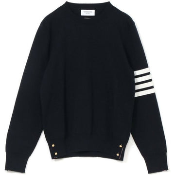 THOM BROWNE コットンミラノステッチ4バープルオーバーニット (MKA202A 00219 415) 115102398