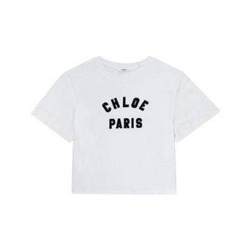 CHLOE Logo T-Shirt für Kinder, C20489 117 144593993