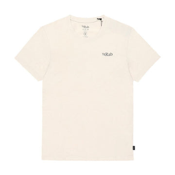 RAB Stance Mountain Peak Logo Herren T-Shirt ECRU 66 144594068