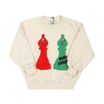 Bobo Choses Checkmate Kids Sweatshirt B225AC032 148565040