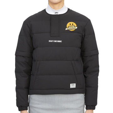 HORN GARMENT [スクラッチ] ゴルフウェア 女性用 ウィンドブレーカー パディング ジャンパー HCW 2C AD51 チャコール 150874127