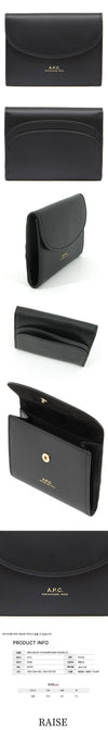 APC Geneva Gold Tone Logo Card Holder 50335216 [P]