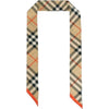 BURBERRY Schal Check Twilly Seide Archiv Beige 8088136 123781385 [P]
