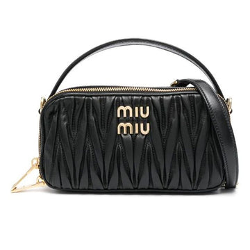 Miu Miu Matelassé Bandolier Top Handle Crossbody Bag 5BH229 N88 F0002 72772436