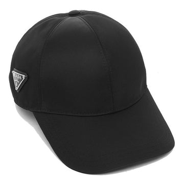 PRADA サイド三角ロゴキャップ ブラック 2HC274 2DMI F0002 144940293