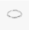 Pandora Twisted Double Silver Ring 150880833 [P]
