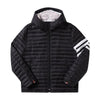 THOM BROWNE 軽量男性パディング 4バー ストライプ MJD022X 05411 001 144595982 [P]