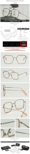 Moncler Eyeglass Frame ML5154 Square Oversized Transparent Soltex Big Size Fashion 123515779 [P]
