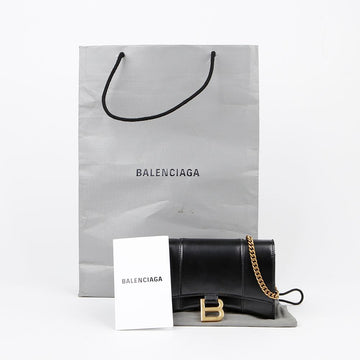 BALENCIAGA 656050 Hourglass Ketten Geldbörse Crossbody 150662341