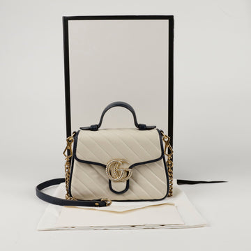 GUCCI 583571 GG Marmont Mini Top Handle Tote Schultertasche 150664632