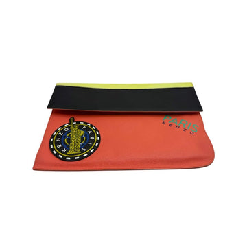 KENZO Patch-Logo Klapp-Clutch Bag 150889310