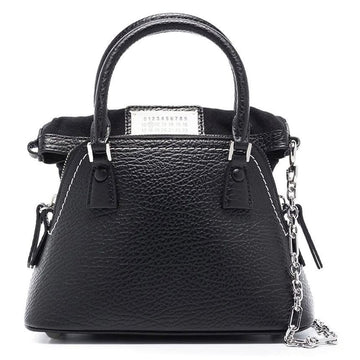 MAISON MARGIELA 5AC Mikro Ketten Schultertragetasche Schwarz S56WG0081 P4455 T8013 139344896