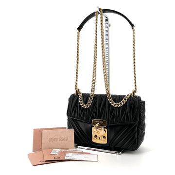 Miu Miu Matelassé Chain Flap Crossbody Bag 5bd224 150910904