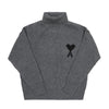 AMI Große Herz-Logo Intarsien Rollkragenpullover unisex UKS839 018 0504 148808739 [P]