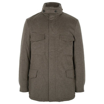 Loro Piana 25FW Hazelnut Mélange Traveler Field Cashmere Jacket H879 150912224