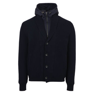 HERNO 25FW MC00039UR 70257 9200 レイヤードウールニットカーディガンジャケット 150886806