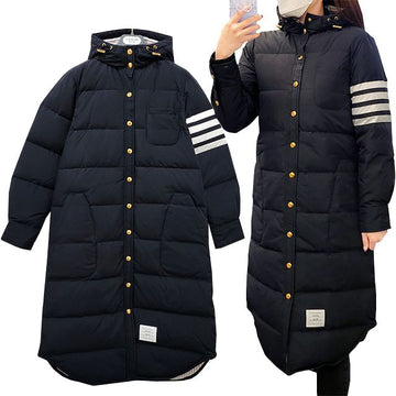 THOM BROWNE 26SS Diagonal Arm Band 4-Bar Military Ripstop Goose Down Padding Navy (FOD025X 05222 415) 150912713