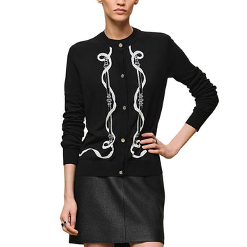 HERMES Damen Ferronnerie Langarm Cardigan H6E2740DC0238 150912733