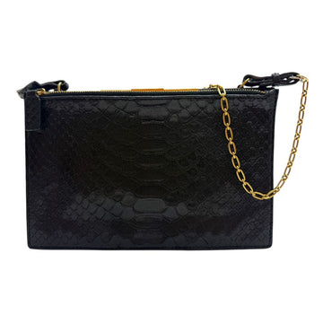 CELINE Python Mini-Pouch Chain Bag Schwarz 150926170