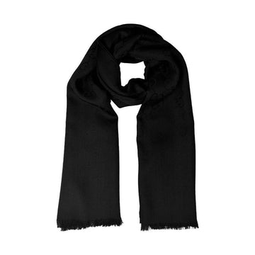 GUCCI Seidenschal aus Wolle 165904 3G646 1000 Schwarz 148693597