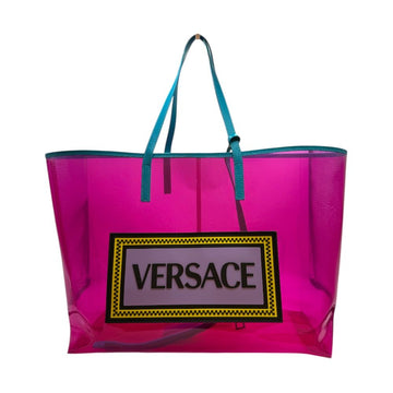 Versace 90 Vintage Logo PVC Shopper Bag 150927458