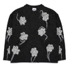 Ganni Dark Grey Flower Crochet Sweater 150946576 [P]