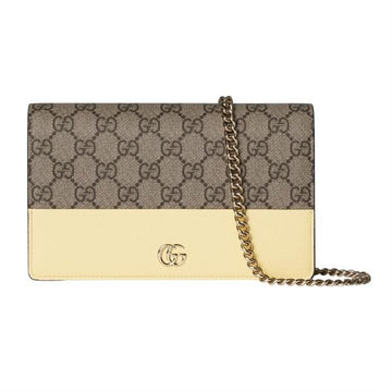 GUCCI GG Marmont Kette Bicolor Geldbörse 497985 AAFXM 7642 150949980