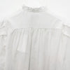 Isabel Marant CHRISTA Pleated Blouse White (HT0681FB B3J04E 20WH) 150950958 [P]