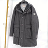 MONCLER モンクレール ガンマブルー フード ロング ダウン ジャケット グレー 150958885 [P]