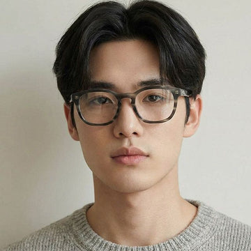 Moncler Glasses Frame ML5039 056 Luxury Fashion Unisex Square Horn Gray Tortoiseshell 150980078