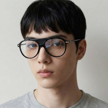 Moncler Eyeglasses Frame ML5033 001 Luxury Boeing Unisex Black Fashion 150980081