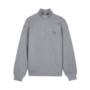 MAISON KITSUNE FW25 メンズ フォックスヘッド ハーフジップ スウェットシャツ 150985879