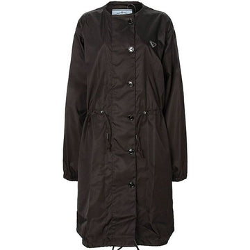 Prada 25FW Dark Brown Re-Nylon Windbreaker Raincoat 292285 1WQ8 F0003 150992623