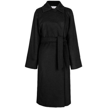 MAXMARA 25FW Schwarzer Manuela Wollmantel 2521016062 002 150534883