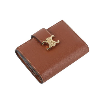 CELINE 10M963GHH ゴールド トリオンフ ニーノ パイン ストラップ 二つ折り財布 36509 151000206