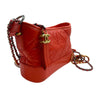 CHANEL Gabrielle Hobo Small Chain Schultertasche A91810 Rot 151002672 [P]