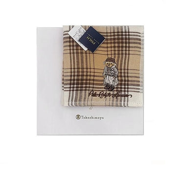POLO RALPH LAUREN チェックタオルハンカチ bear-12 151004932
