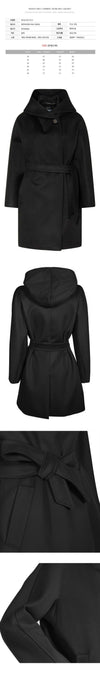 MAXMARA パロール ベルト付きウールコート ブラック 50161923 013 151008582 [P]