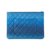 CHANEL A82545 Caviar Clutch Gold Medium Gradation Blau 36514K-2 151034254 [P]
