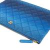 CHANEL A82545 Caviar Clutch Gold Medium Gradation Blau 36514K-2 151034254 [P]