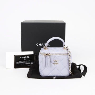 CHANEL Vanity Mini Top Handle Shoulder Crossbody Bag AP2198 152210802