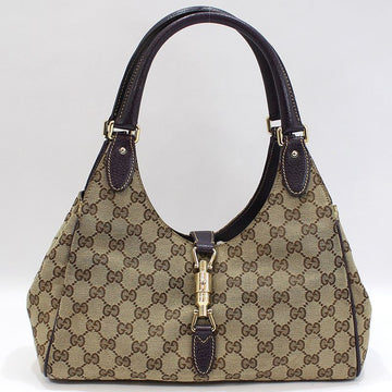 GUCCI ジャカード ゴールド金具 ジャッキー ホーボー ショルダーバッグ 145819 151051049