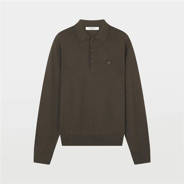 Maison Kitsune Fox Head Patch Unisex Polo Knit LM00206KT1036 P360 151053796