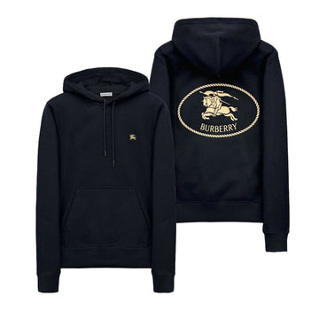 Burberry 25FW Black Drawstring Back Logo Hoodie 8112807 A1189 151054555