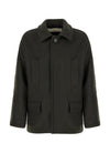 AMI Oversize High Collar Peacoat 151054631 [P]