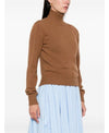 AMI Chainstitch Heart Logo Cashmere Turtleneck Sweater 151054636 [P]